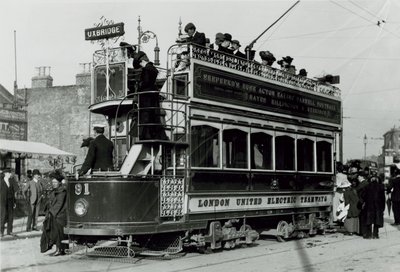 London United Electric Tramways od English Photographer