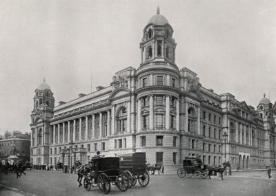 London: War Office, Whitehall (černobílá fotografie) od English Photographer