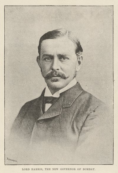 Lord Harris, nový guvernér Bombaje od English Photographer