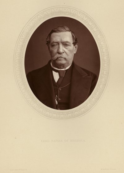 Lord Napier z Magdaly od English Photographer