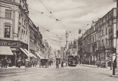 Lord Street, Liverpool (čb fotografie) od English Photographer