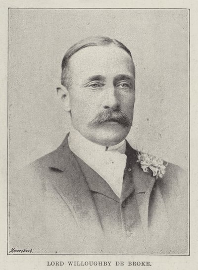 Lord Willoughby de Broke od English Photographer