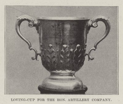 Loving-Cup for the Honorable Artillery Company od English Photographer
