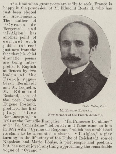 M Edmond Rostand, nový člen Francouzské akademie od English Photographer