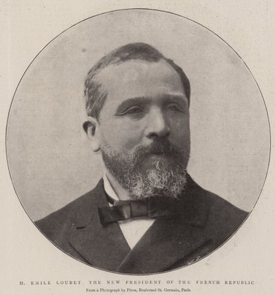 Emile Loubet, nový prezident Francouzské republiky od English Photographer