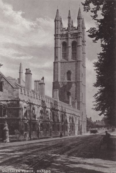 Magdalen Tower, Oxford od English Photographer