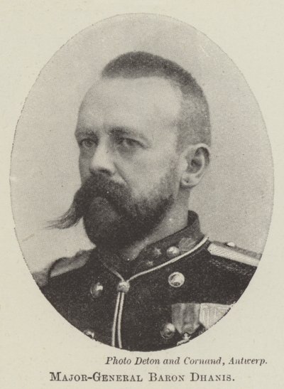 Generálmajor Baron Dhanis od English Photographer