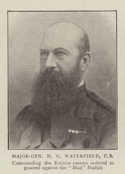 Generálmajor HG Waterfield, CB od English Photographer