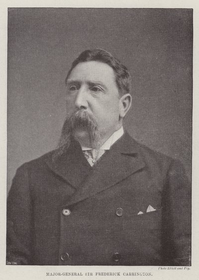 Generálmajor Sir Frederick Carrington od English Photographer