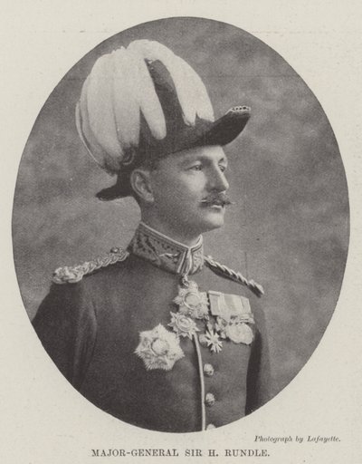 Generálmajor Sir H Rundle od English Photographer