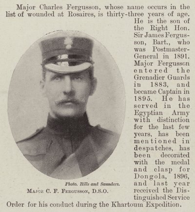 Major C F Fergusson, DSO od English Photographer