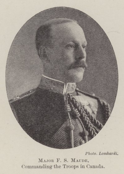 Major F. S. Maude, velící jednotkám v Kanadě od English Photographer