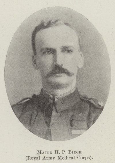 Major H P Birch, Royal Army Medical Corps od English Photographer