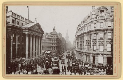 Mansion House, Queen Victoria Street, Poultry, Londýn od English Photographer