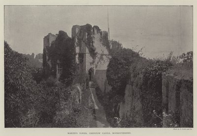 Martins Tower, hrad Chepstow, Monmouthshire od English Photographer