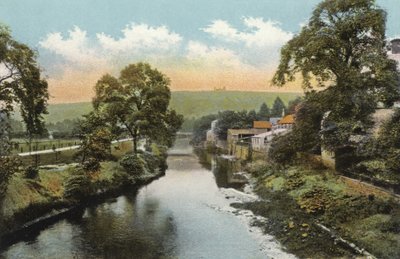 Matlock Bridge, na řece Derwent od English Photographer