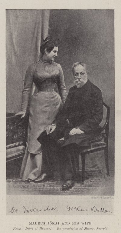 Maurus Jokai a jeho manželka od English Photographer