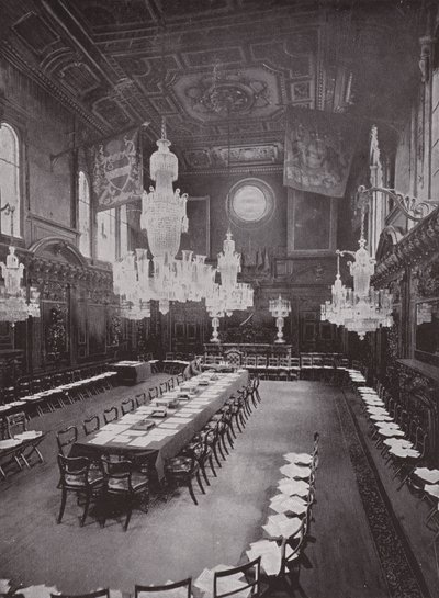 Mercers Hall, připravená na setkání v Livrejích od English Photographer