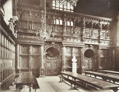 Síň středního chrámu, 1885 od English Photographer