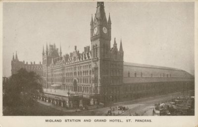 Midland Station a Grand Hotel, St Pancras, Londýn od English Photographer