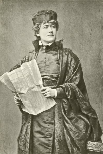 Slečna Ellen Terry jako Portia (hlubotisk) od English Photographer