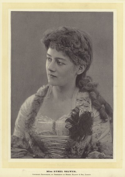 Slečna Ethel Selwynová od English Photographer