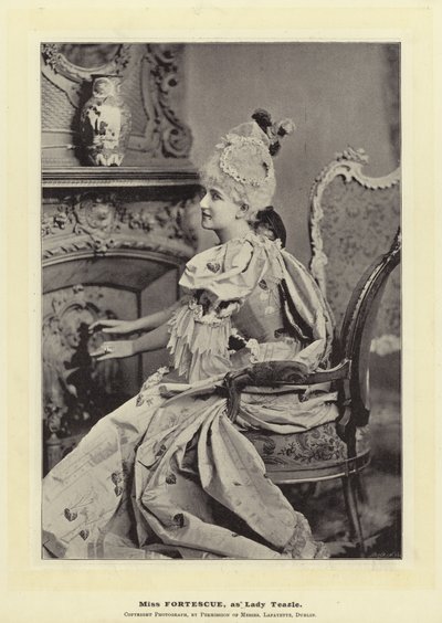 Slečna Fortescue jako Lady Teazle od English Photographer