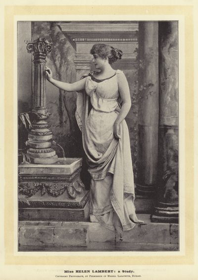 Slečna Helen Lambert: Studie od English Photographer
