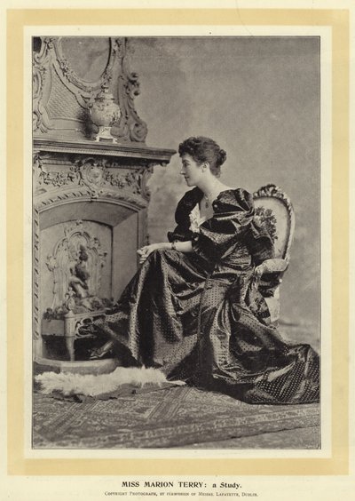 Slečna Marion Terry: studie od English Photographer
