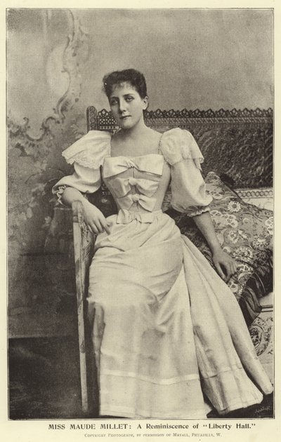Slečna Maude Millet: Reminiscence of Liberty Hall od English Photographer