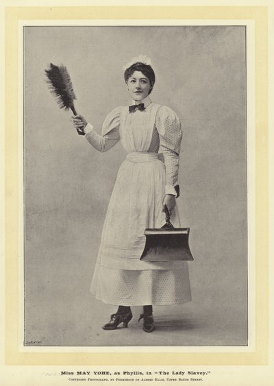 Slečna May Yohe, jako Phyllis, v Lady Slavey od English Photographer