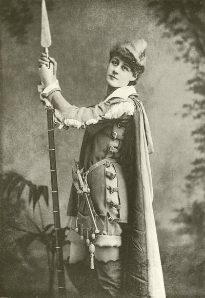Slečna Violet Vanbrugh jako Rosalind (hlubotisk) od English Photographer