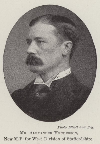 Pan Alexander Henderson, nový poslanec za West Division of Staffordshire od English Photographer