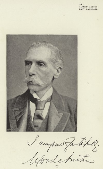 Pan Alfred Austin, laureát básníka od English Photographer