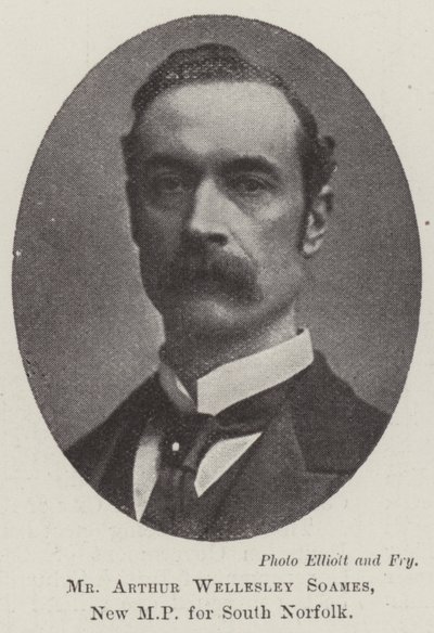 Pan Arthur Wellesley Soames, nový poslanec za jižní Norfolk od English Photographer
