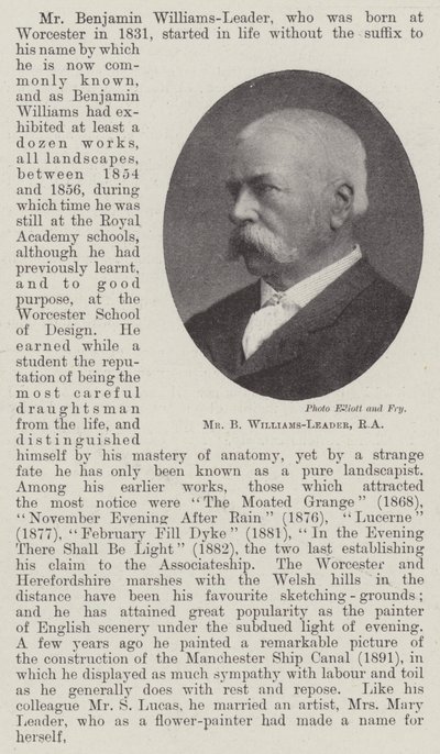 Pan B Williams-Leader, RA od English Photographer