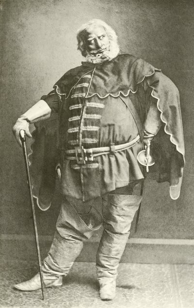 Mr Beerbohm Tree jako Falstaff (hlubotisk) od English Photographer