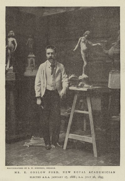 Pan E Onslow Ford, nový královský akademik od English Photographer