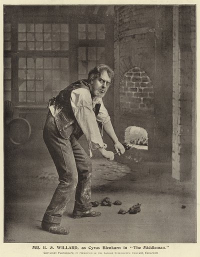 Pan E S Willard jako Cyrus Blenkarn ve filmu Prostředník od English Photographer