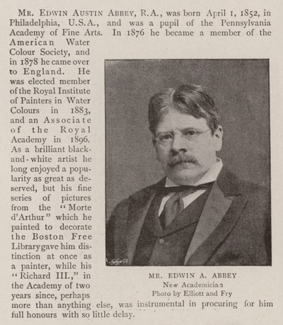 Pan Edwin A Abbey od English Photographer