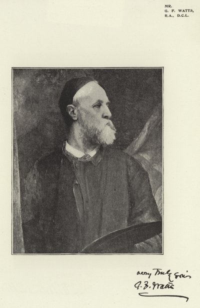 Pan G F Watts, RA, DCL od English Photographer