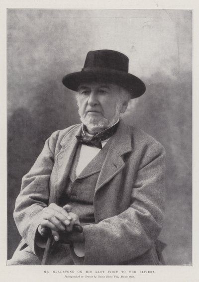 Pan Gladstone na své poslední návštěvě Riviéry od English Photographer