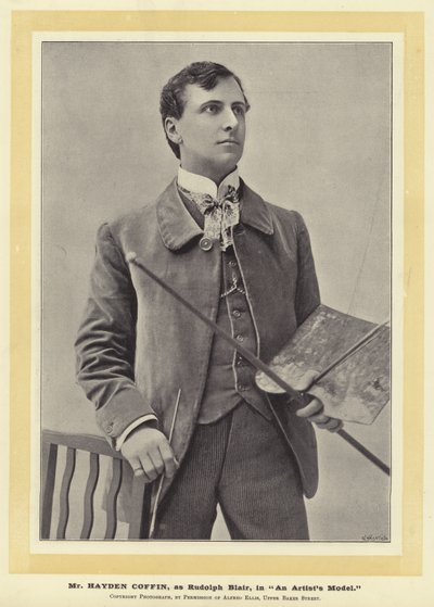 Pan Hayden Coffin jako Rudolph Blair ve filmu An Artists Model od English Photographer