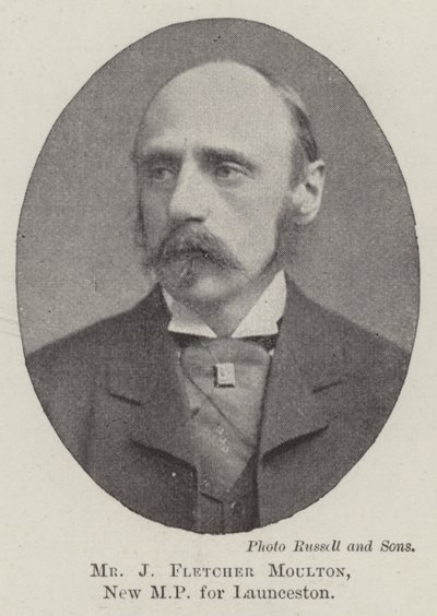 Pan J Fletcher Moulton, nový poslanec za Launceston od English Photographer