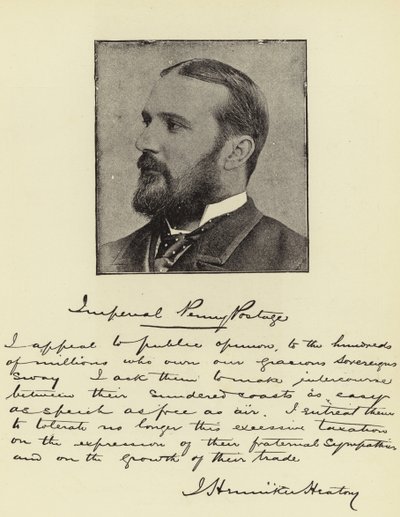 Pan J Henniker Heaton, poslanec, Penny-Poštmaster-generál Impéria od English Photographer