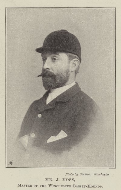 Pan J Moss, mistr Winchesterských basetů od English Photographer