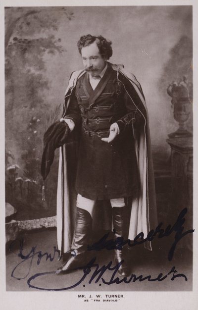 Pan JW Turner jako Fra Diavolo od English Photographer