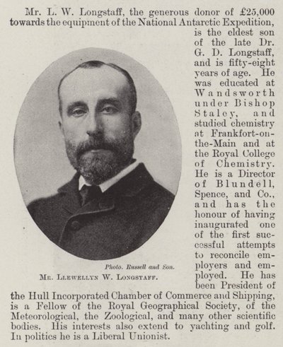 Pan Llewellyn W Longstaff od English Photographer