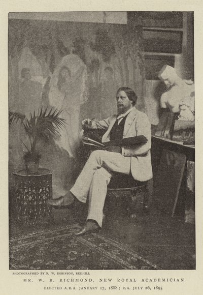 Pan W B Richmond, nový královský akademik od English Photographer
