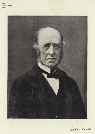 Pan W E Lecky, poslanec od English Photographer